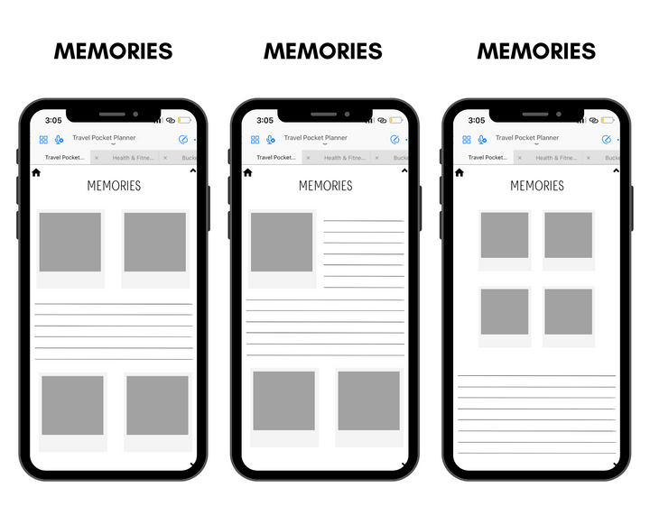 Digital Travel Phone Planner Neutral
