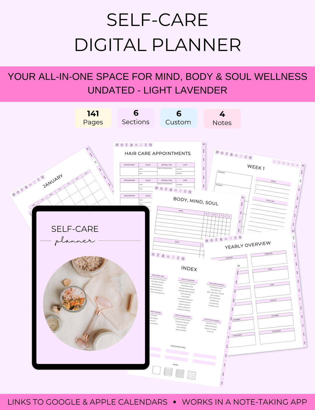 Self-Care Digital Planner