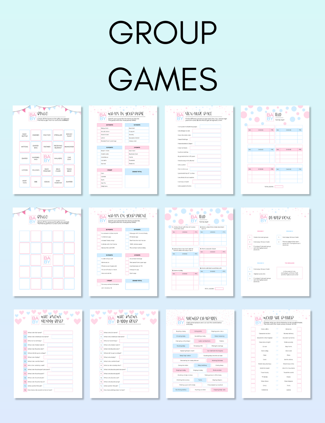 Baby Shower Games