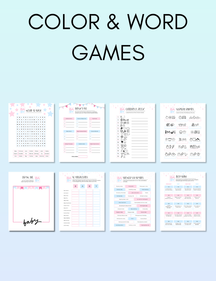 Baby Shower Games