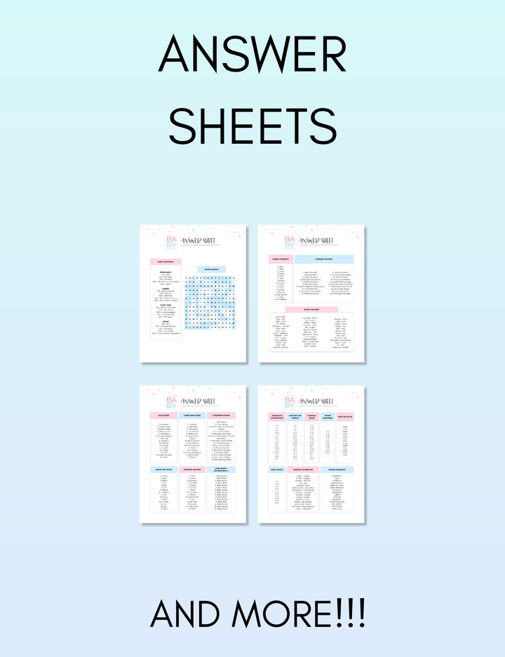 Baby Shower Games