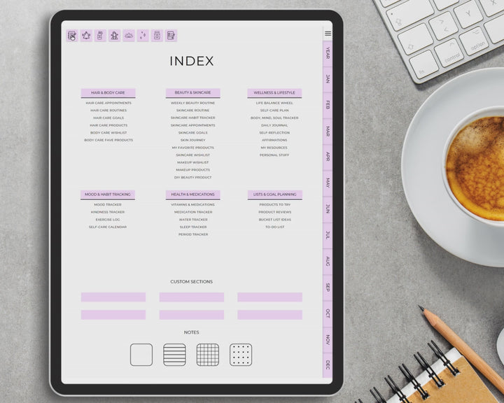 Self-Care Digital Planner
