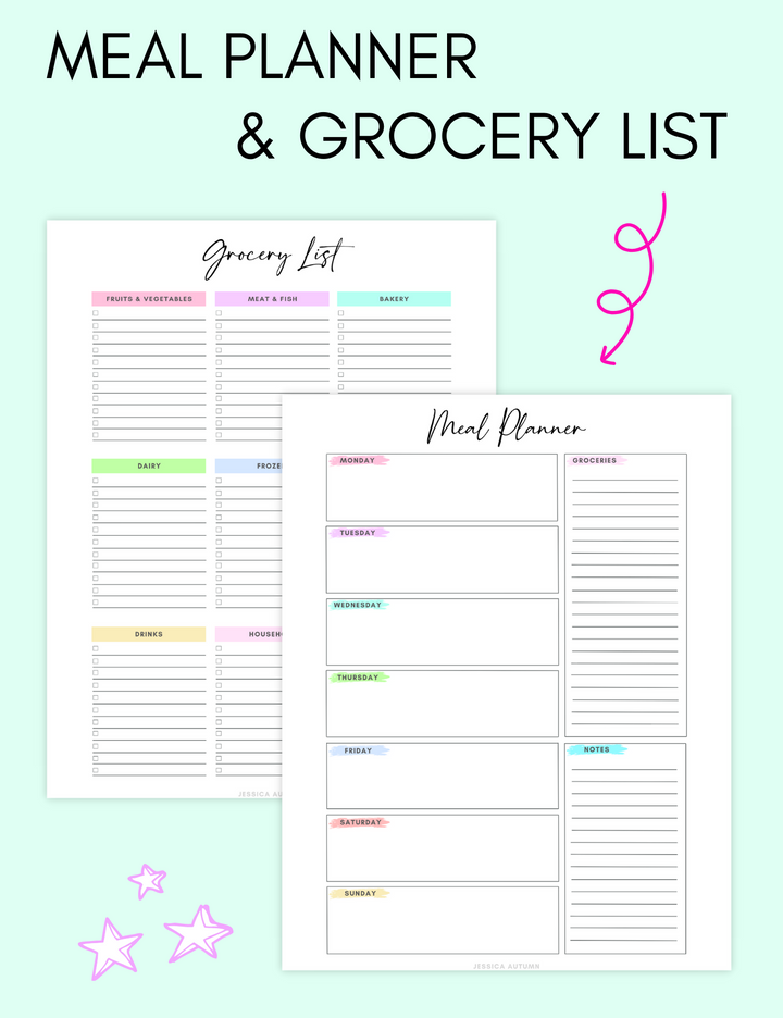 Meal Planner & Grocery List