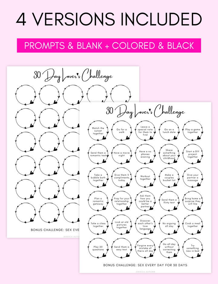 30 Day Lover's Challenge