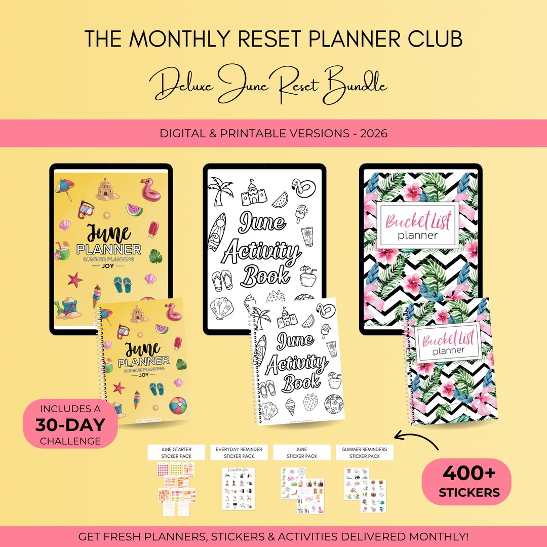 The Monthly Reset Planner Club
