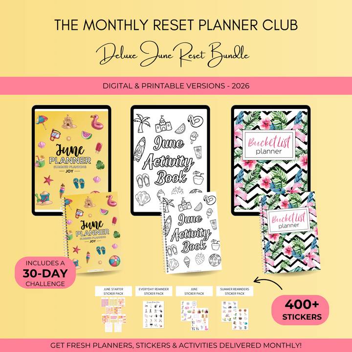 The Monthly Reset Planner Club