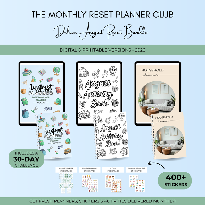 The Monthly Reset Planner Club