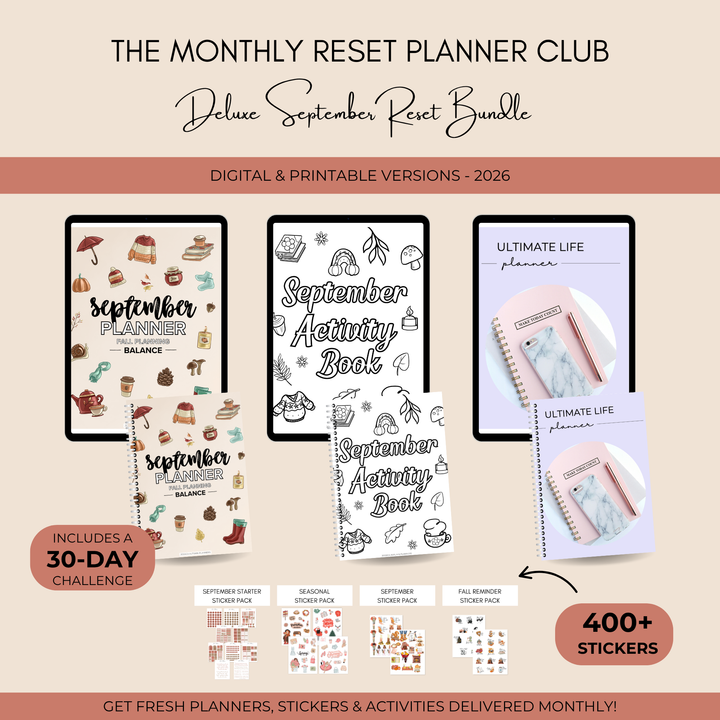 The Monthly Reset Planner Club