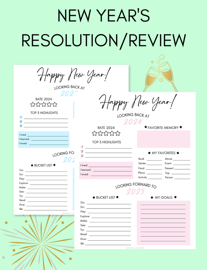 New Year's Resolution and Review