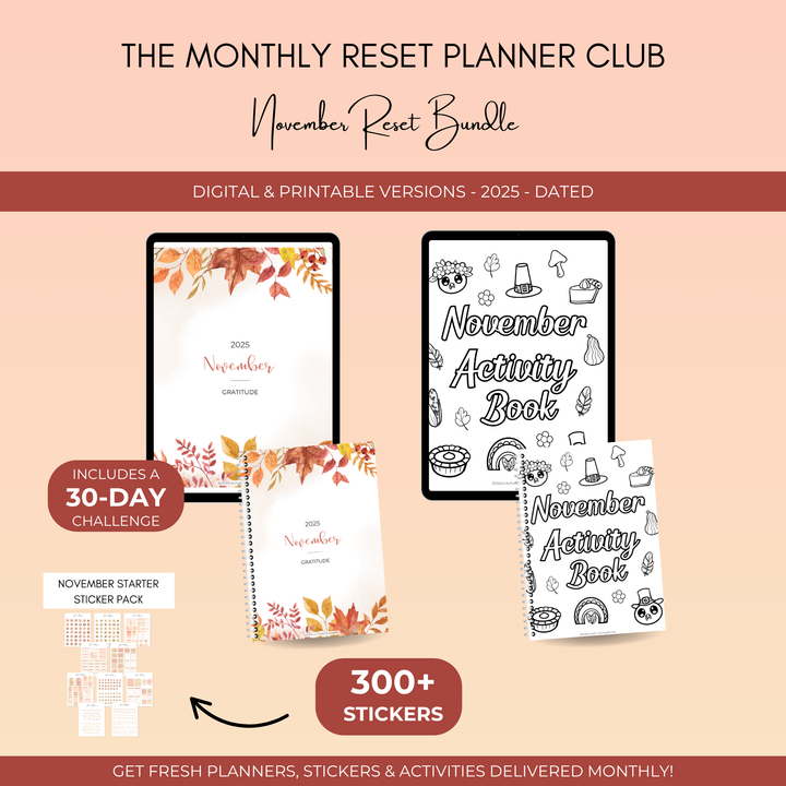 The Monthly Reset Planner Club