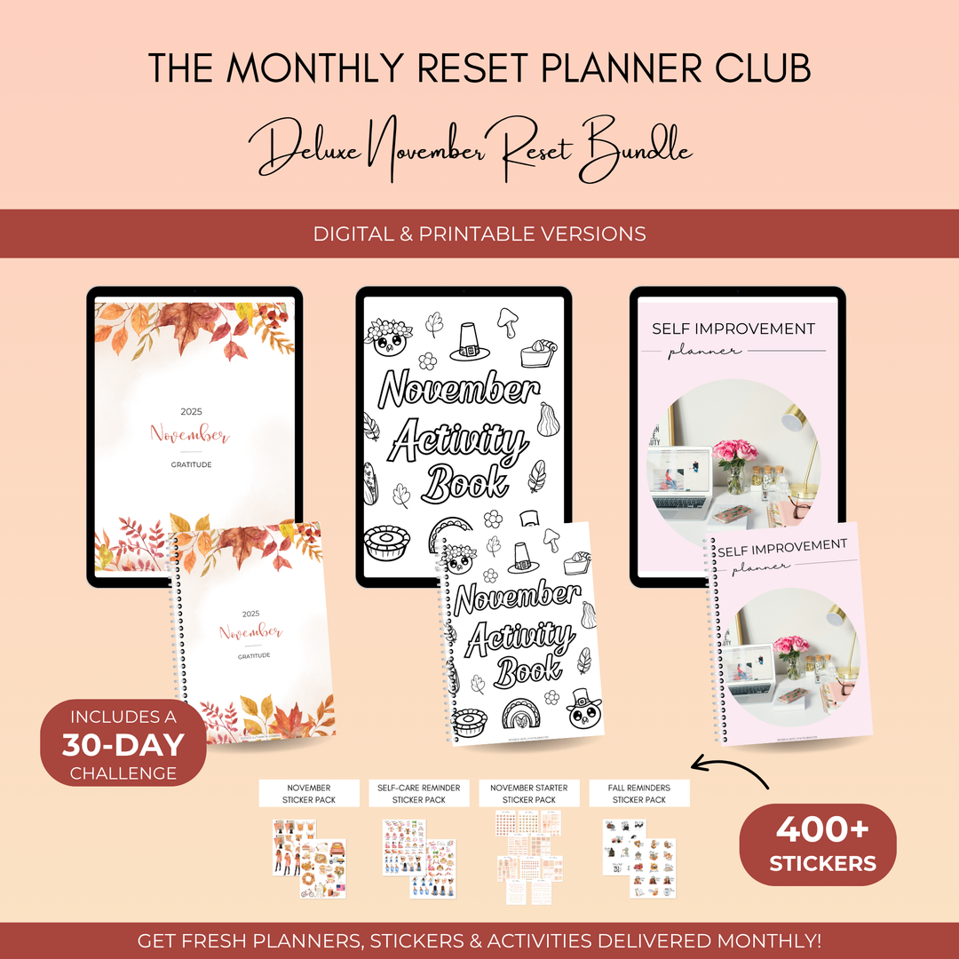 The Monthly Reset Planner Club