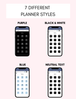 Digital Phone Planner Bundle