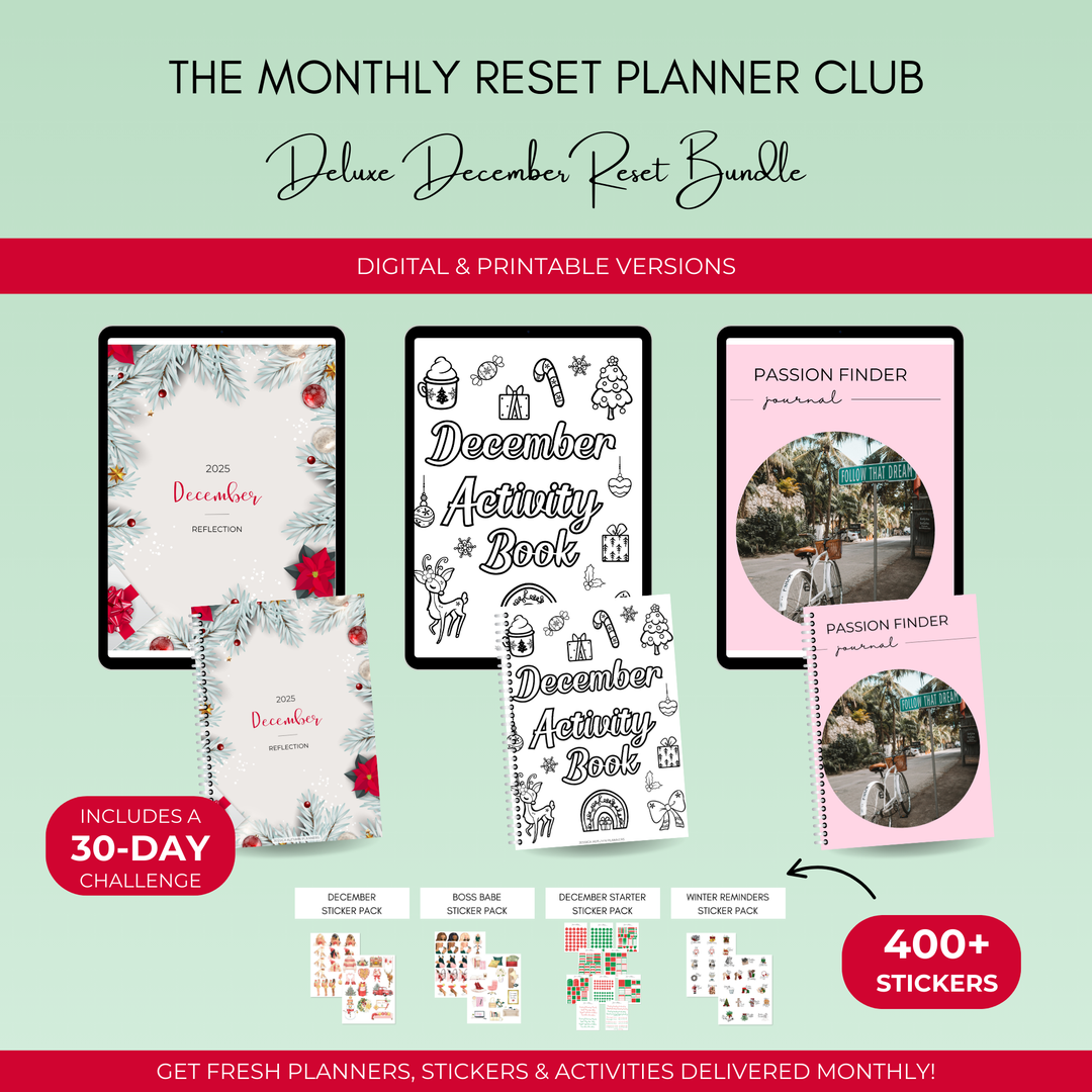 The Monthly Reset Planner Club