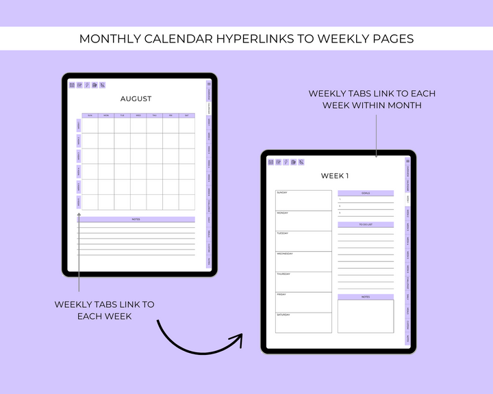 Focus Digital Planner: August Reset