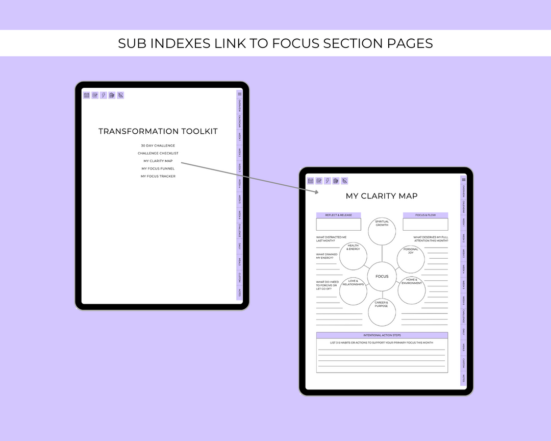 Focus Digital Planner: August Reset