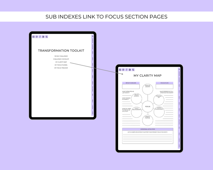 Focus Digital Planner: August Reset