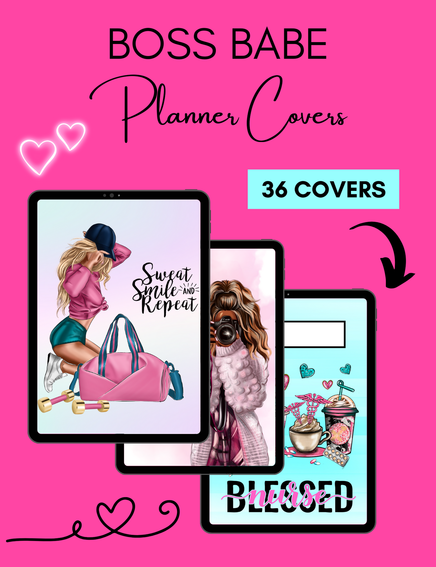 Boss Babe Planner Covers
