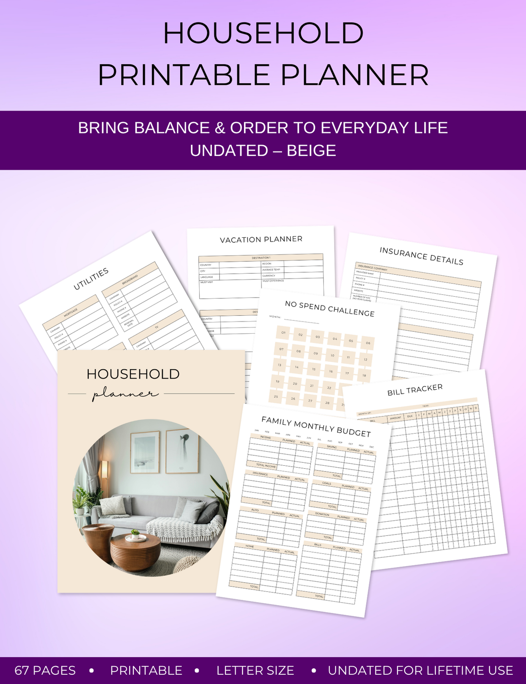 Focus Planner Bundle: August Reset
