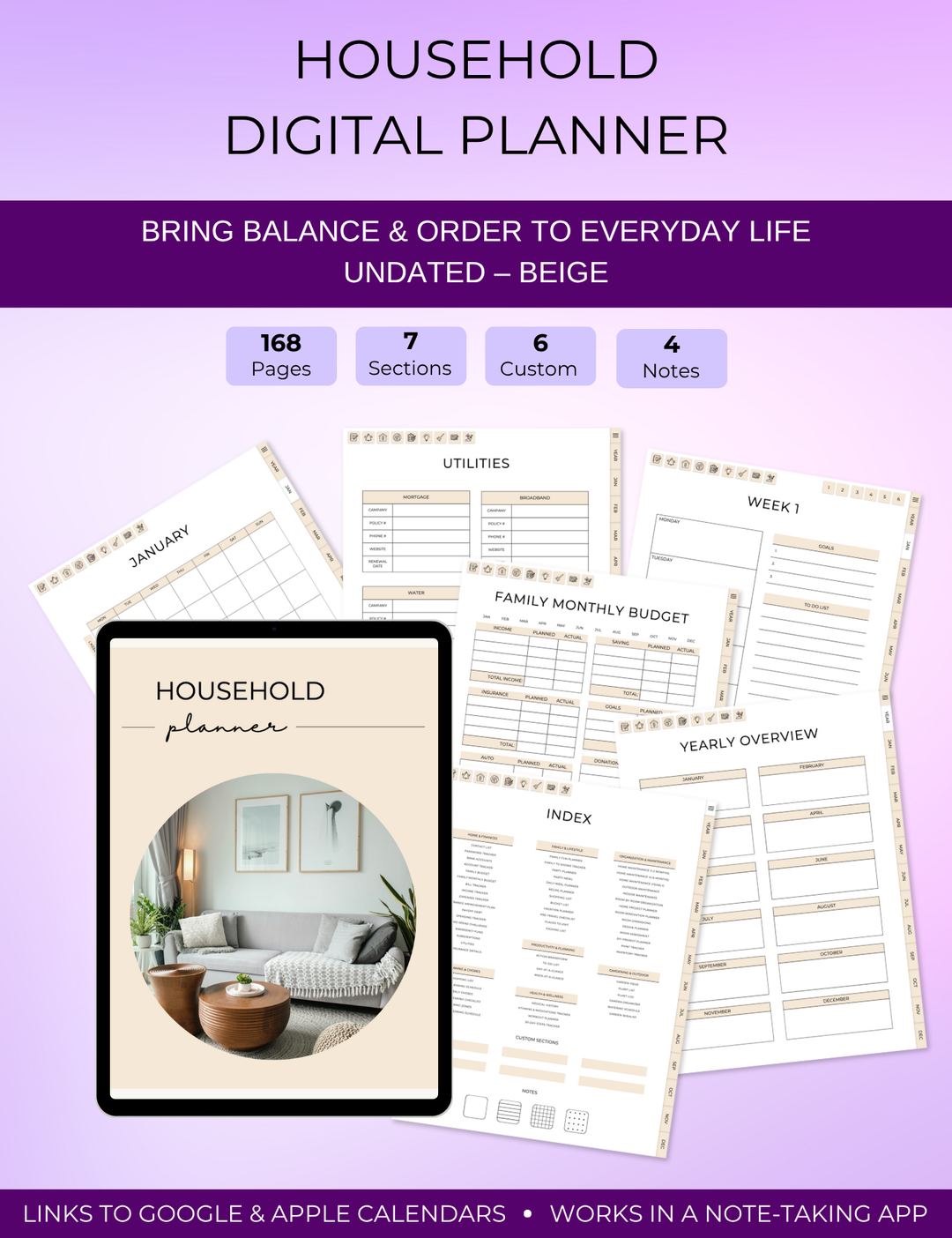 Focus Planner Bundle: August Reset