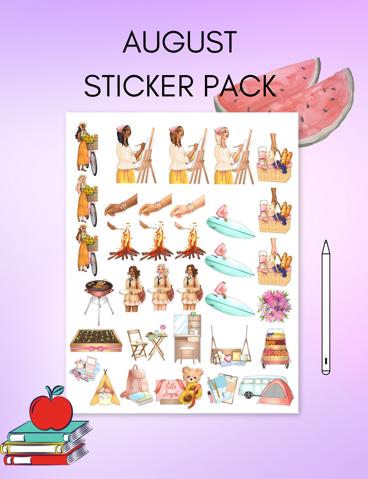 Focus Planner Bundle: August Reset