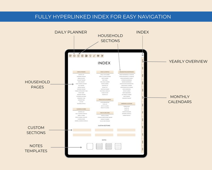 Household Digital Planner