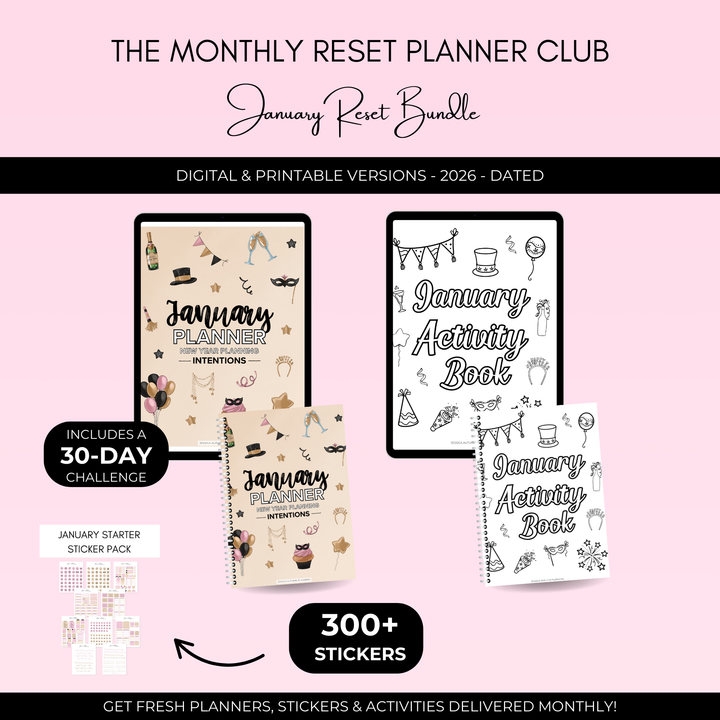 The Monthly Reset Planner Club