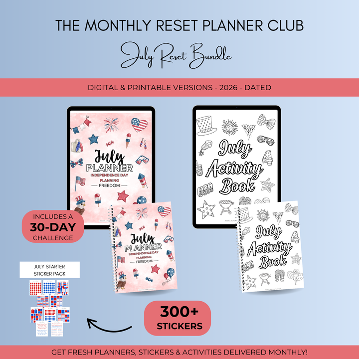 The Monthly Reset Planner Club