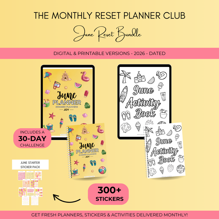 The Monthly Reset Planner Club