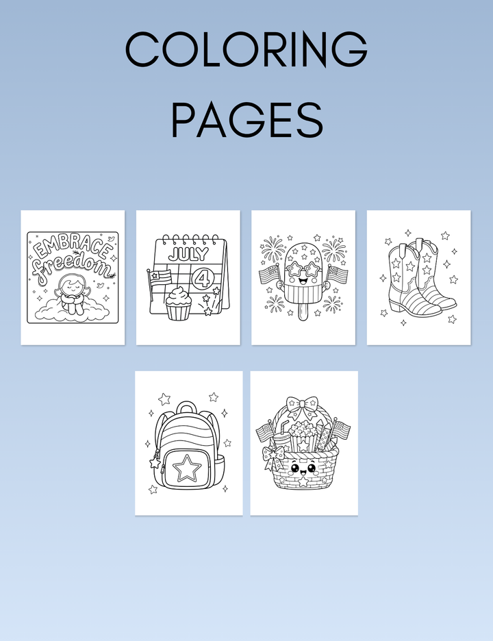 July Activity Book Bundle (Digital + Printable)