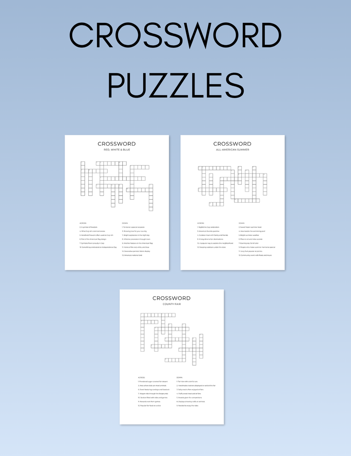July Activity Book Bundle (Digital + Printable)