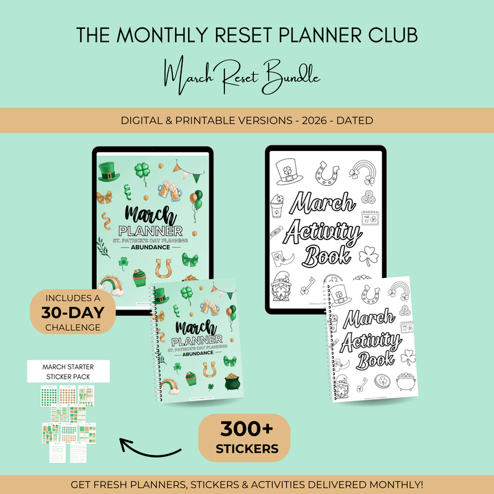 The Monthly Reset Planner Club