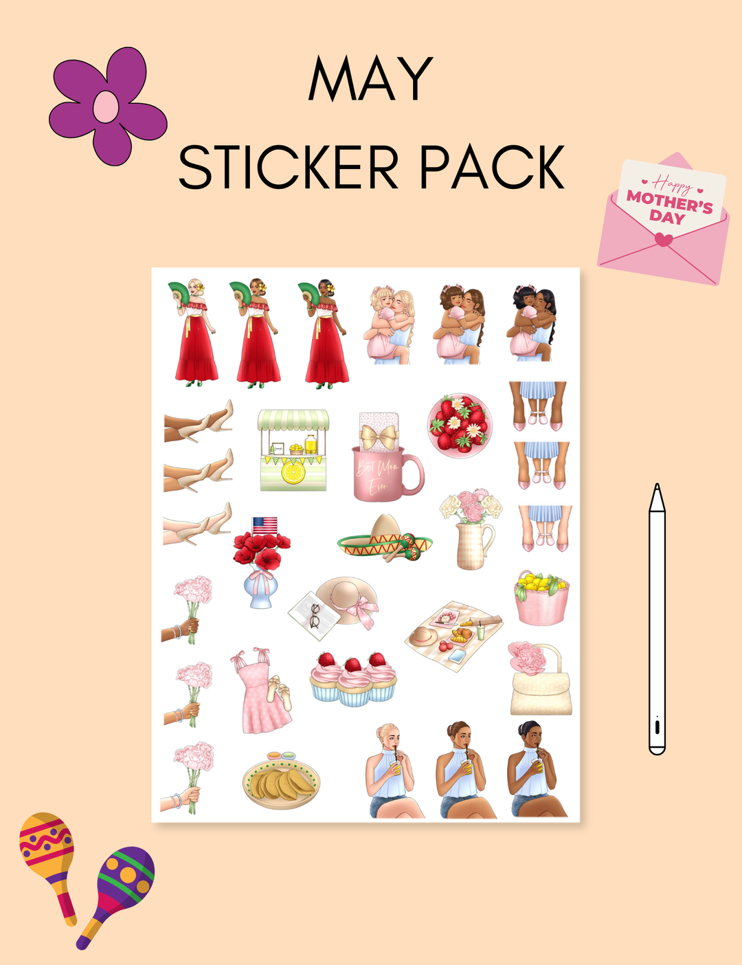 May Sticker Pack