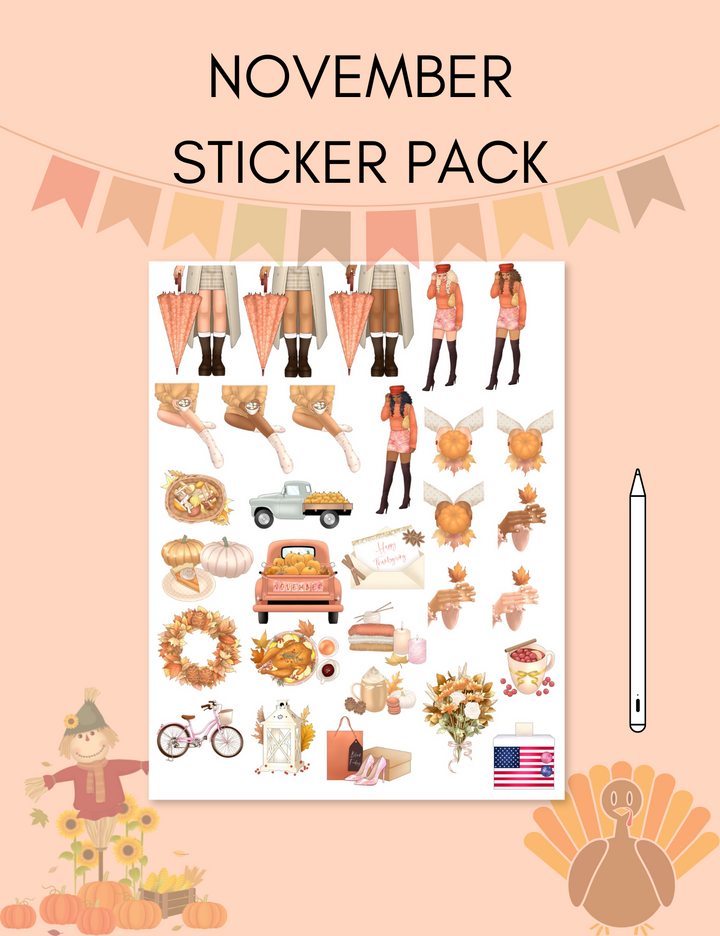 November Sticker Pack