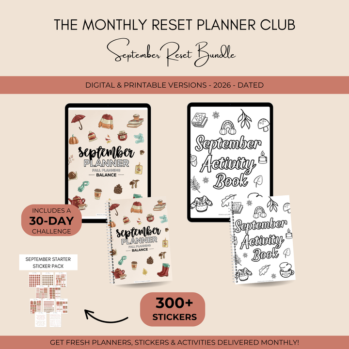 The Monthly Reset Planner Club