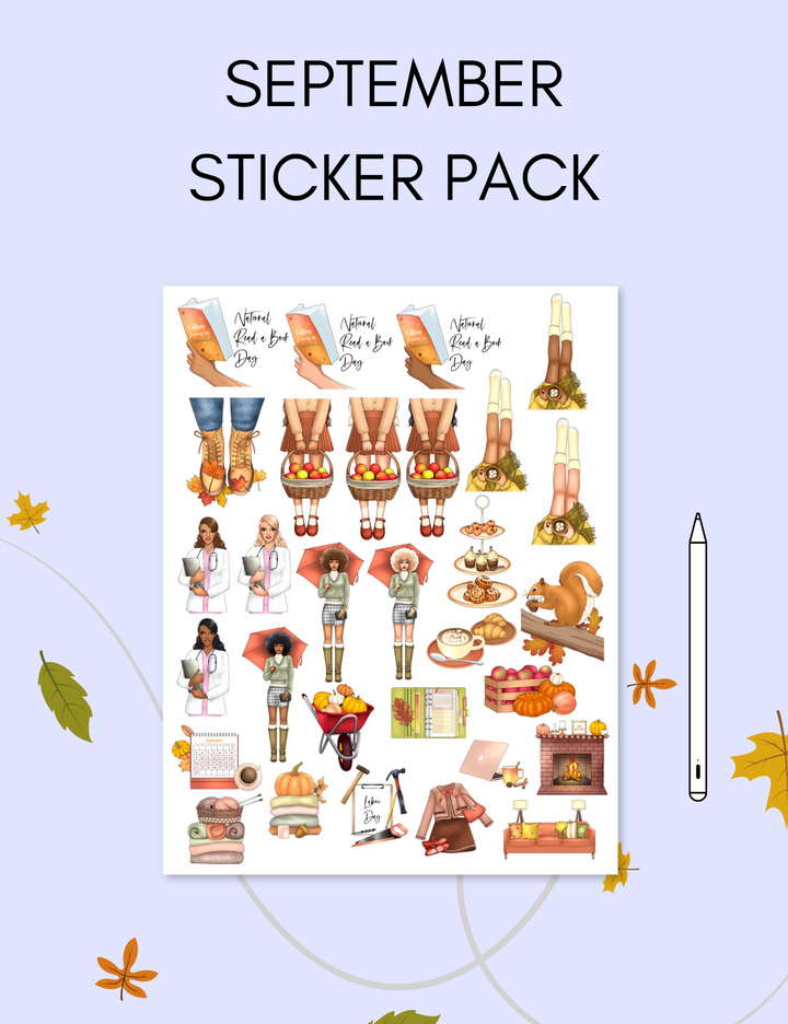 September Sticker Pack