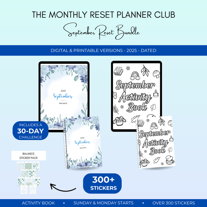 The Monthly Reset Planner Club