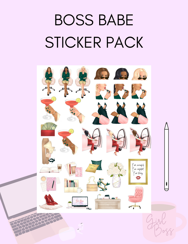 Boss Babe Sticker Pack