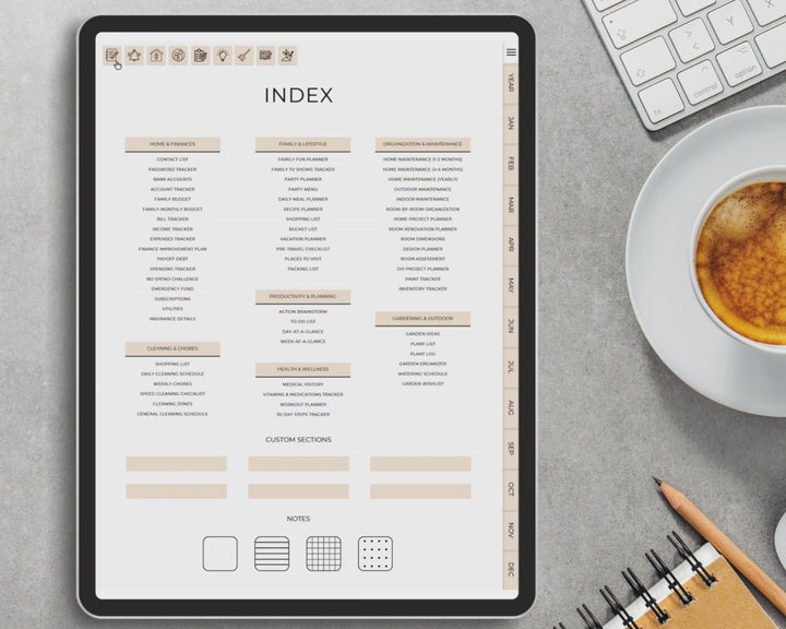 Household Digital Planner