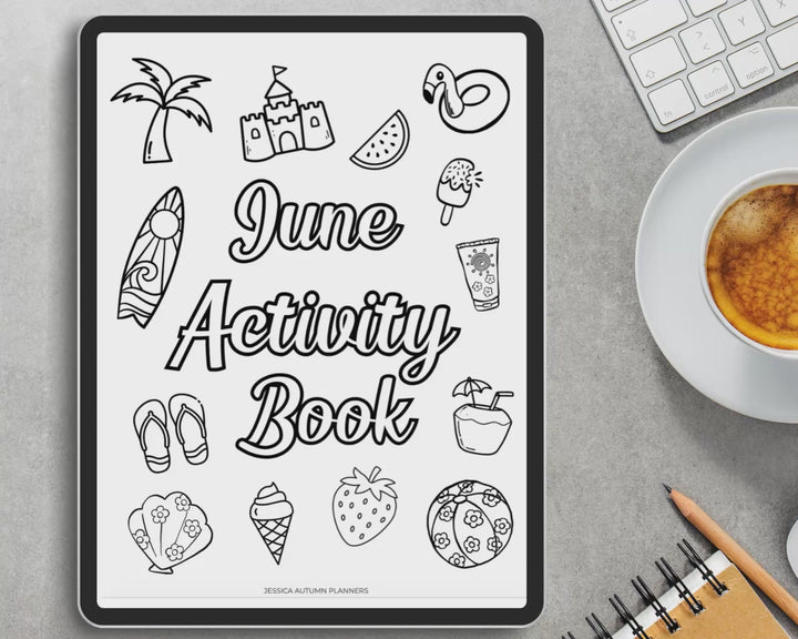 June Activity Book Bundle (Digital + Printable)