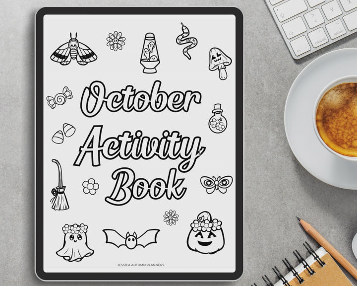 October Activity Book Bundle (Digital + Printable)