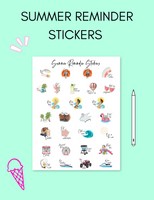 Digital Summer Reminder Stickers