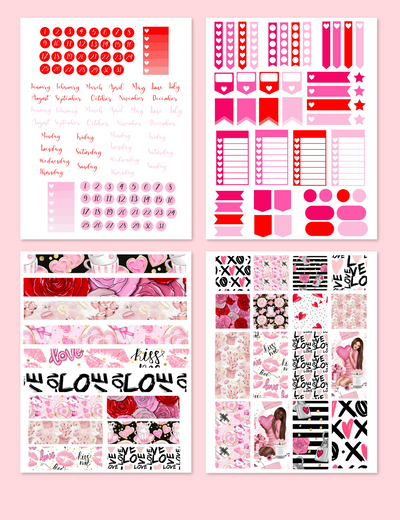 Digital Valentine's Day Stickers