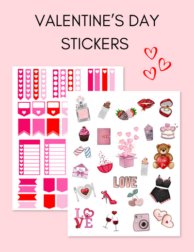Digital Valentine's Day Stickers