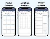 Digital Phone Planner Blue