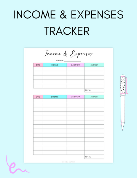 Income & Expenses Tracker