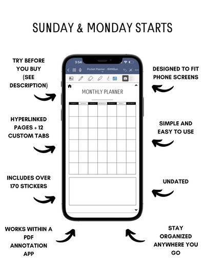 Digital Phone Planner Neutral