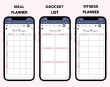 Digital Phone Planner Bundle