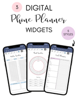 Digital Phone Planner Care Widgets
